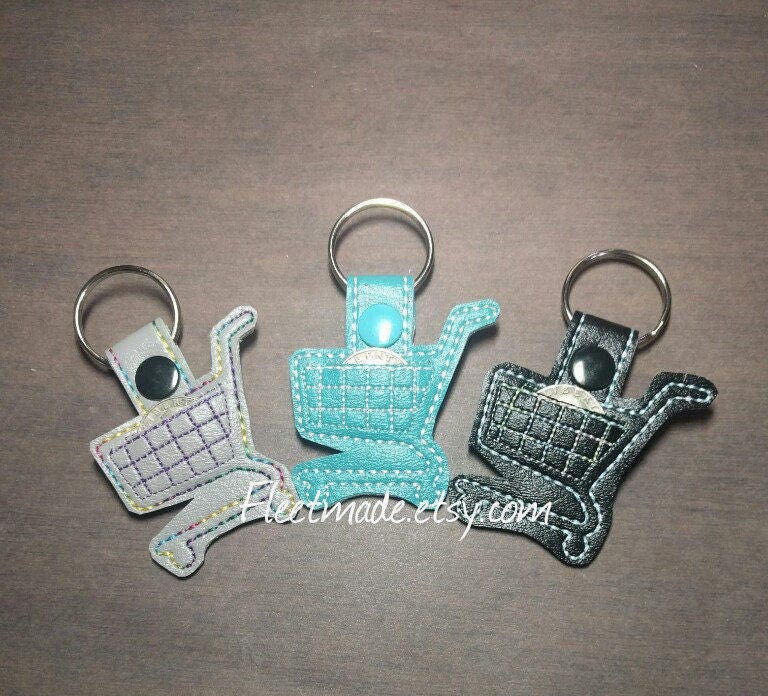 Cart Aldi Quarter Holder Keychain