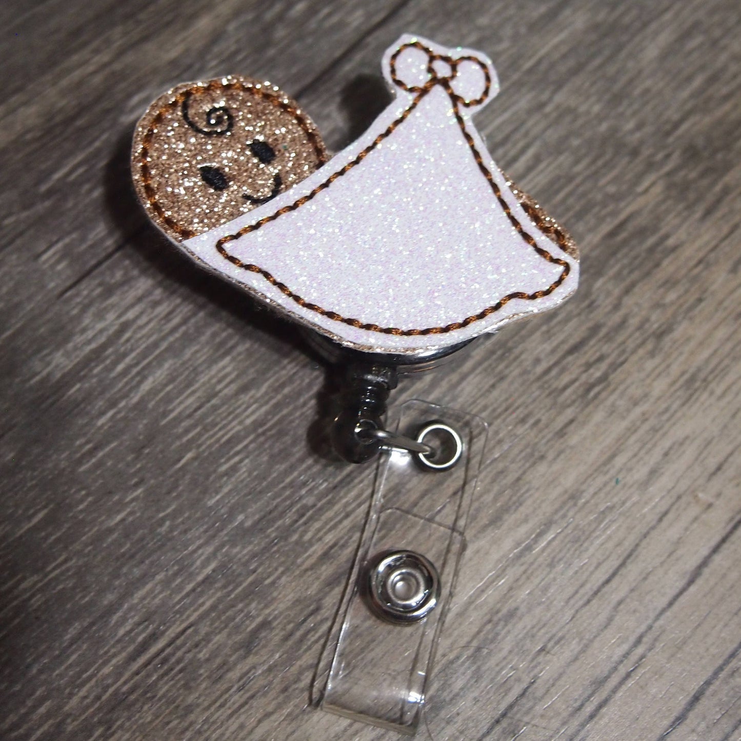 Glitter Baby Badge Reel