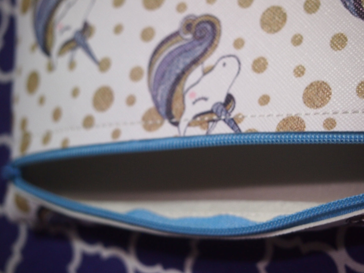 Unicorn Zipper Bag | Cosmetic Bag, Zip Bag Unicorn Cosmetic Bag, Zipper Pouch, Small Zippered Pouch Unicorn Bag Carry bag