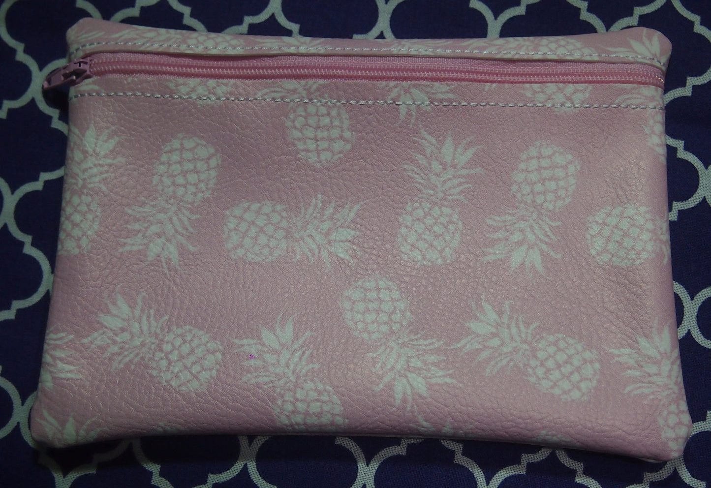 Pineapple Zipper Bag | Cosmetic Bag Zip Bag Pineapple Cosmetic Bag Zipper Pouch Small Zippered Pouch Pineapple Bag Carry bag Pine Apple
