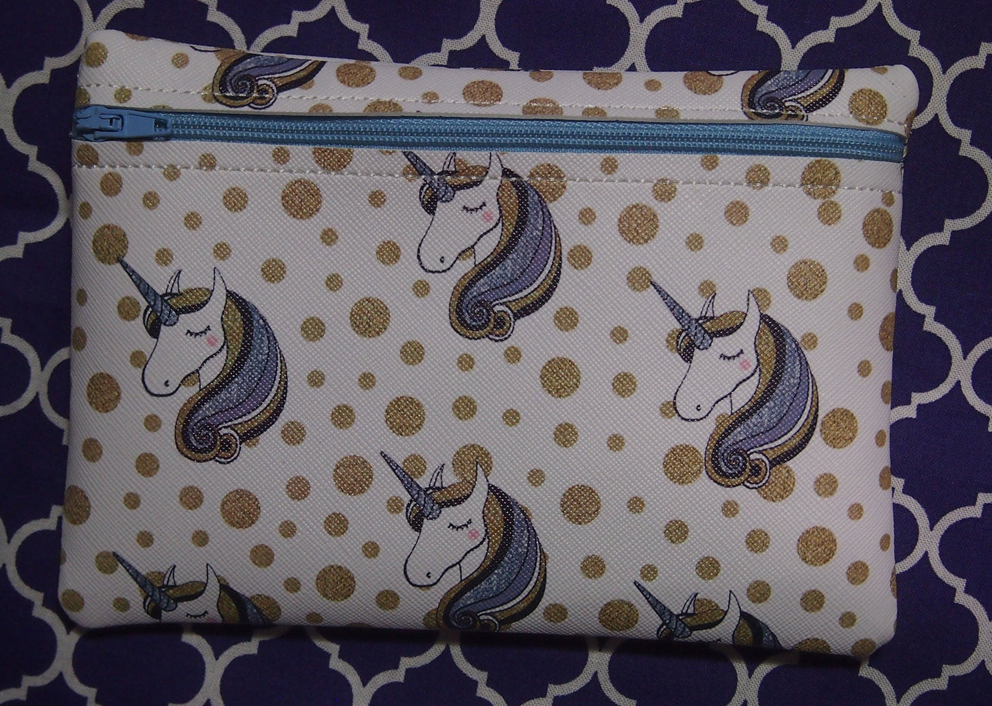 Unicorn Zipper Bag | Cosmetic Bag, Zip Bag Unicorn Cosmetic Bag, Zipper Pouch, Small Zippered Pouch Unicorn Bag Carry bag