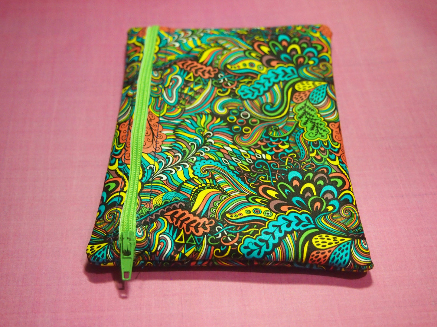 Hippy Zipper Bag | Cosmetic Bag Zip Bag Rainbow Cosmetic Bag Zipper Pouch Small Zippered Pouch hipster Bag Carry bag Hippy bag