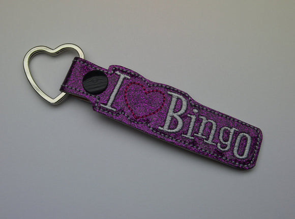 I love Bingo Keychain