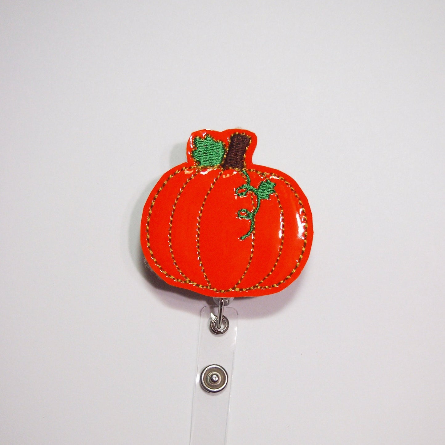 Pumpkin Badge Reel