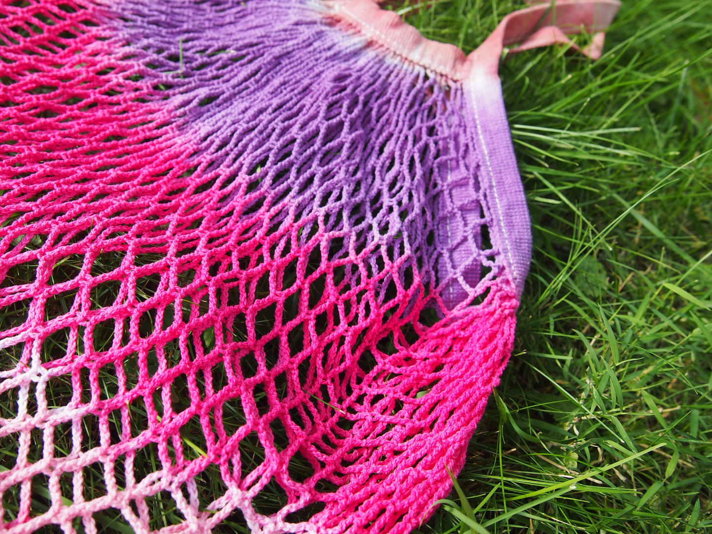 Eco friendly 100% Cotton Produce Bags Zero Waste Hand Dyed Shopping Bag Net Produce Bag Reusable Grocery Bag Mesh Market Produce Bags Nature