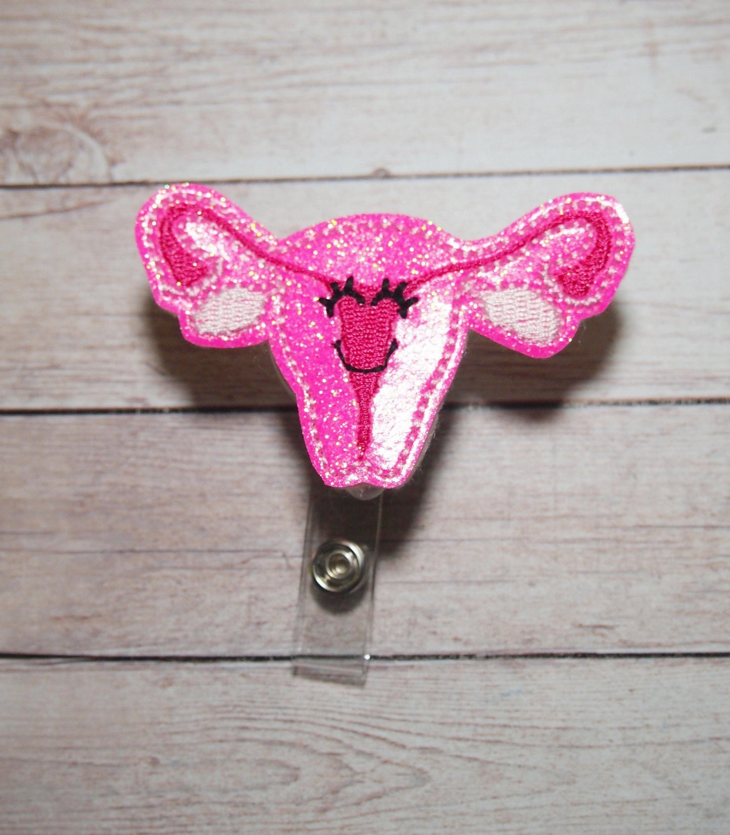 Uterus Badge Reel