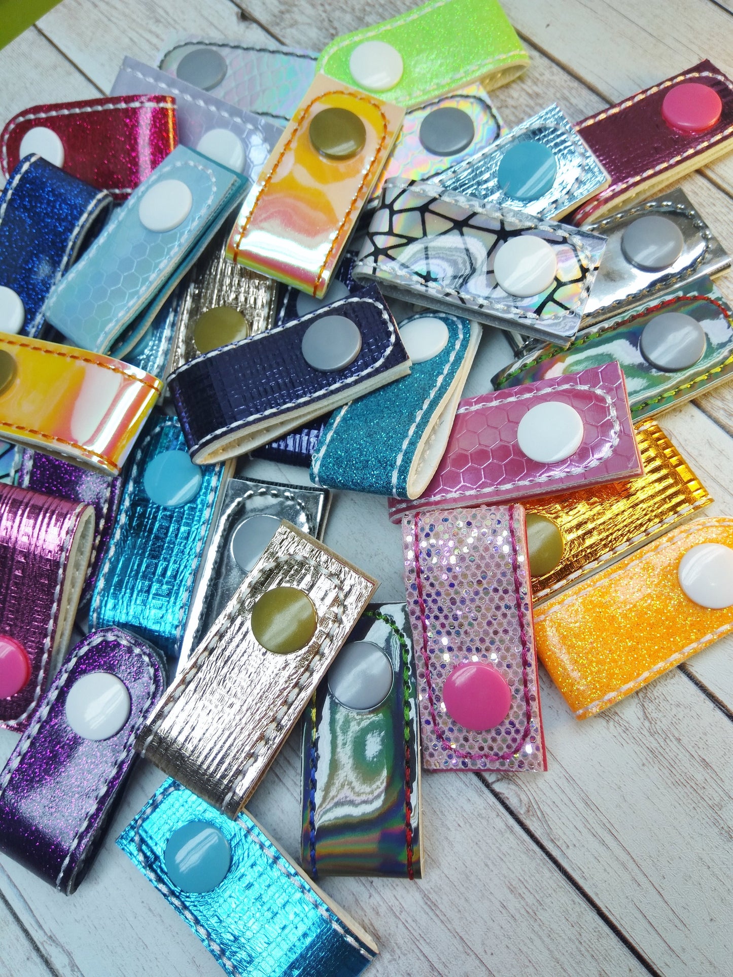 Random Cord Keeper Shimmer/ Glitter mix | Earbud iPhone cord Organizer Charger Cord Keeper Holder Organizer Headphone Organizer Gift