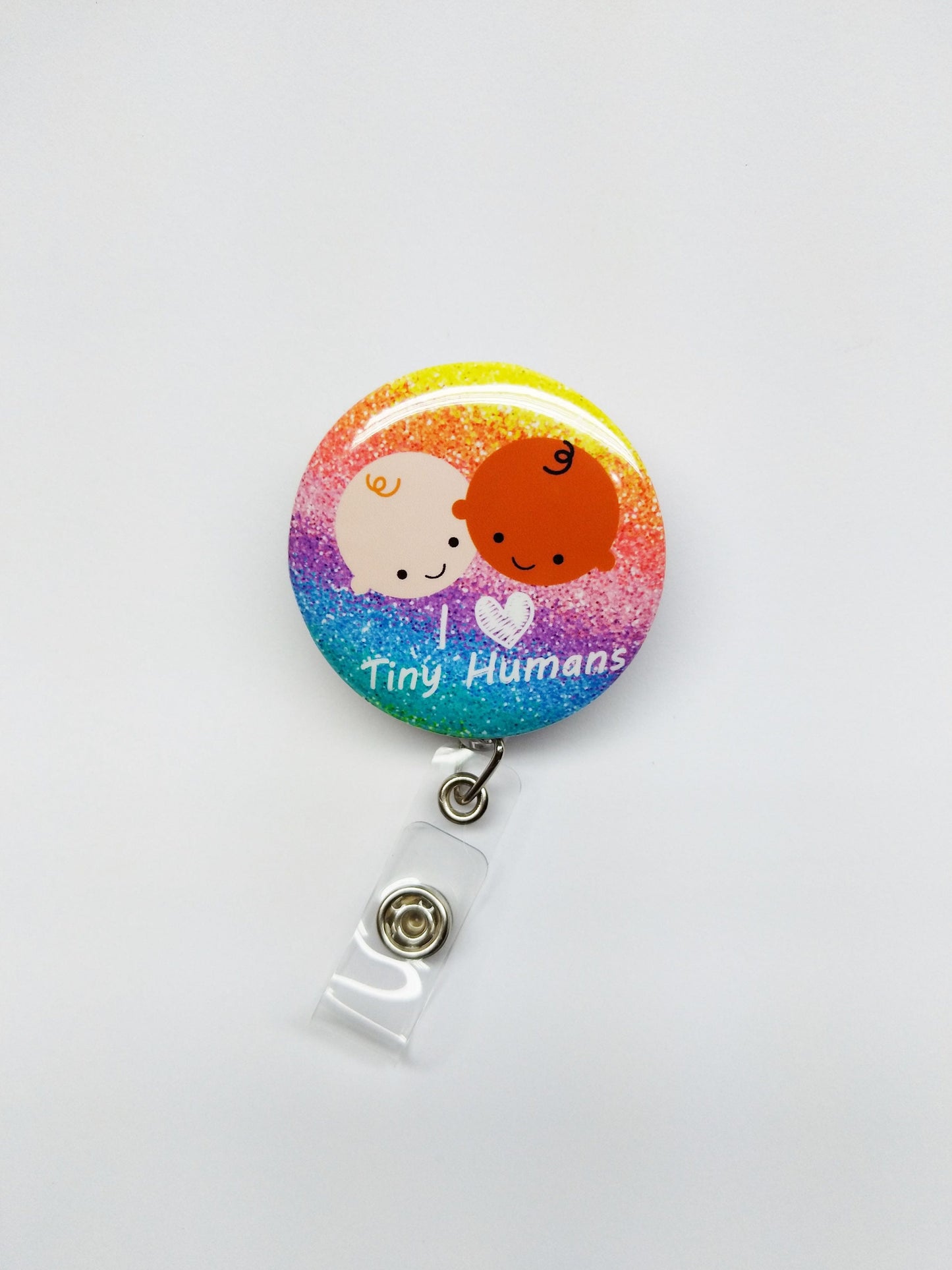 I Love Tiny Humans Badge Reel
