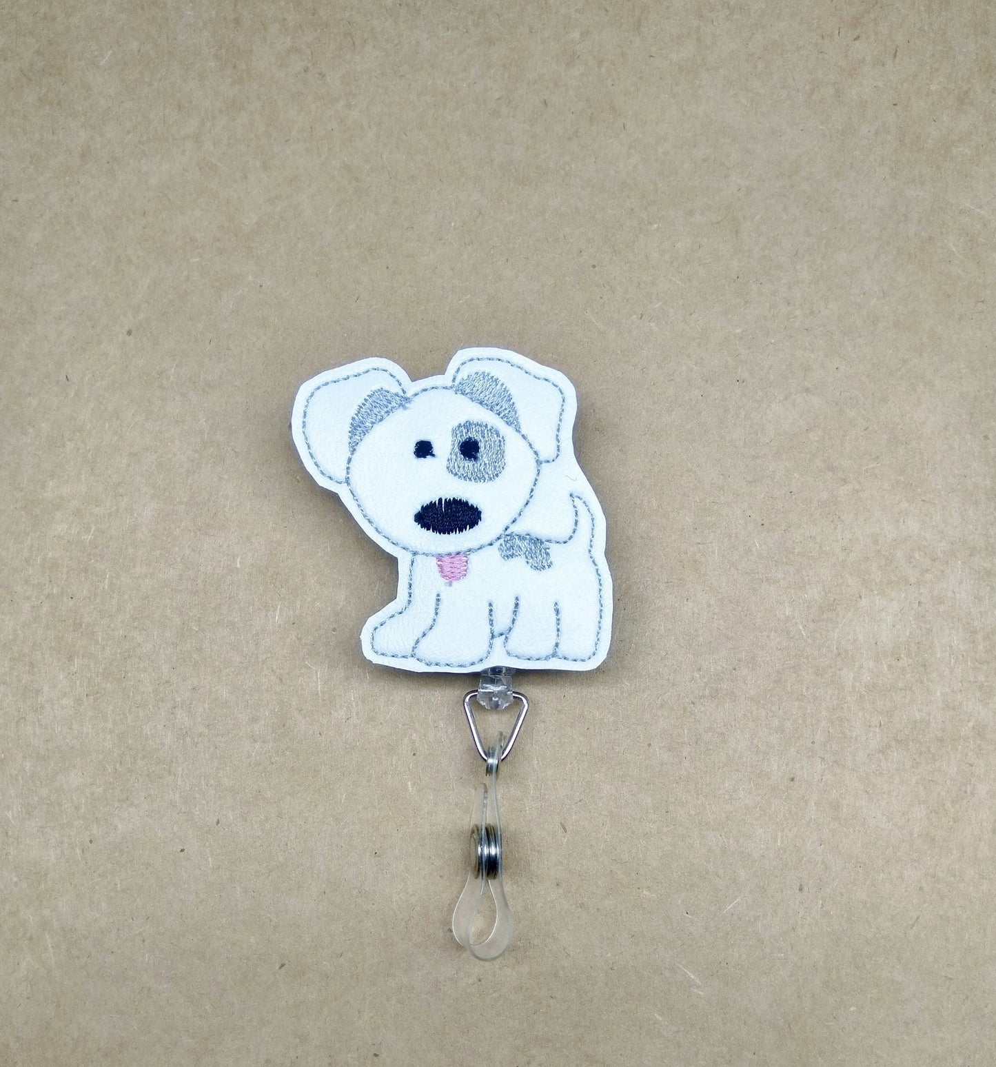 Spot Dog Badge Reel
