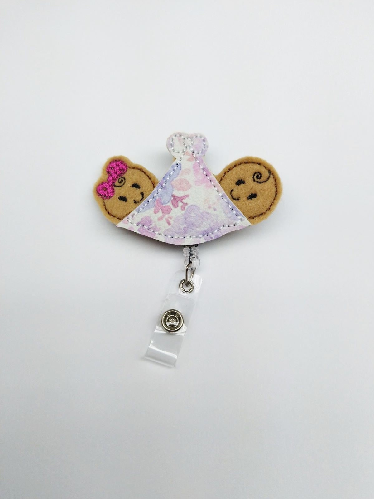 Twin Babies Badge Reel