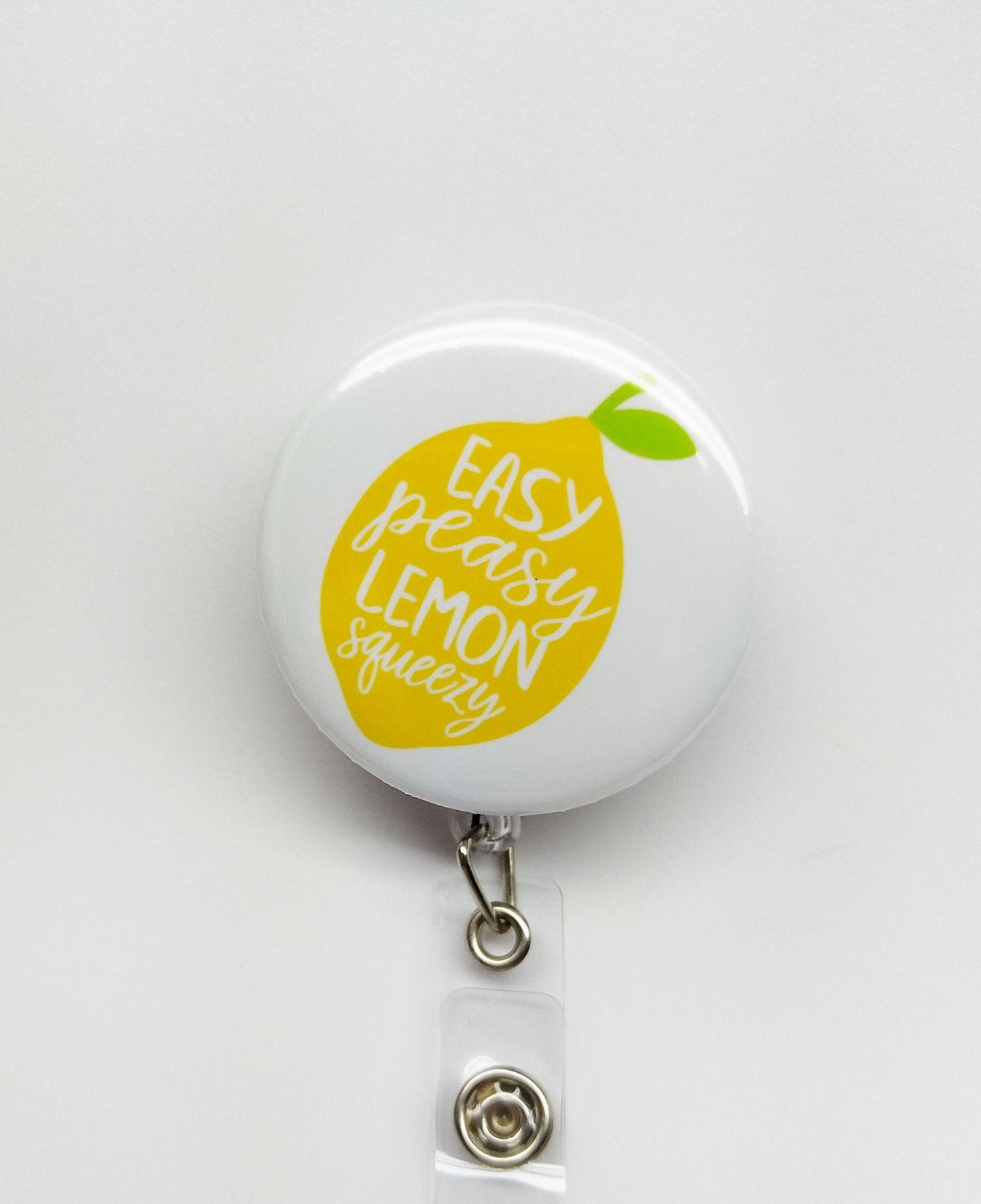 Easy Peasy Lemon Squeezy Badge Reel