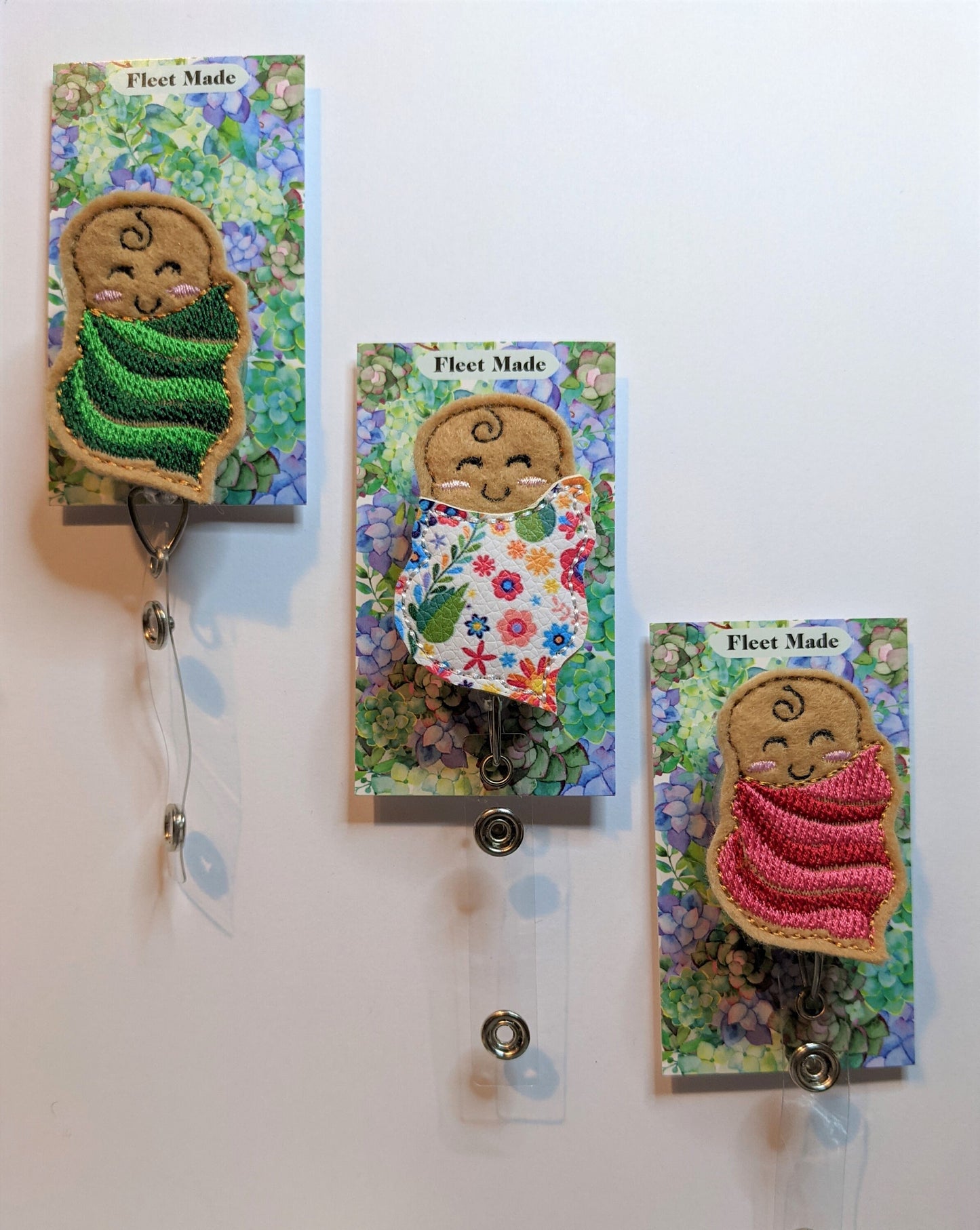 Spring Baby Badge Reel