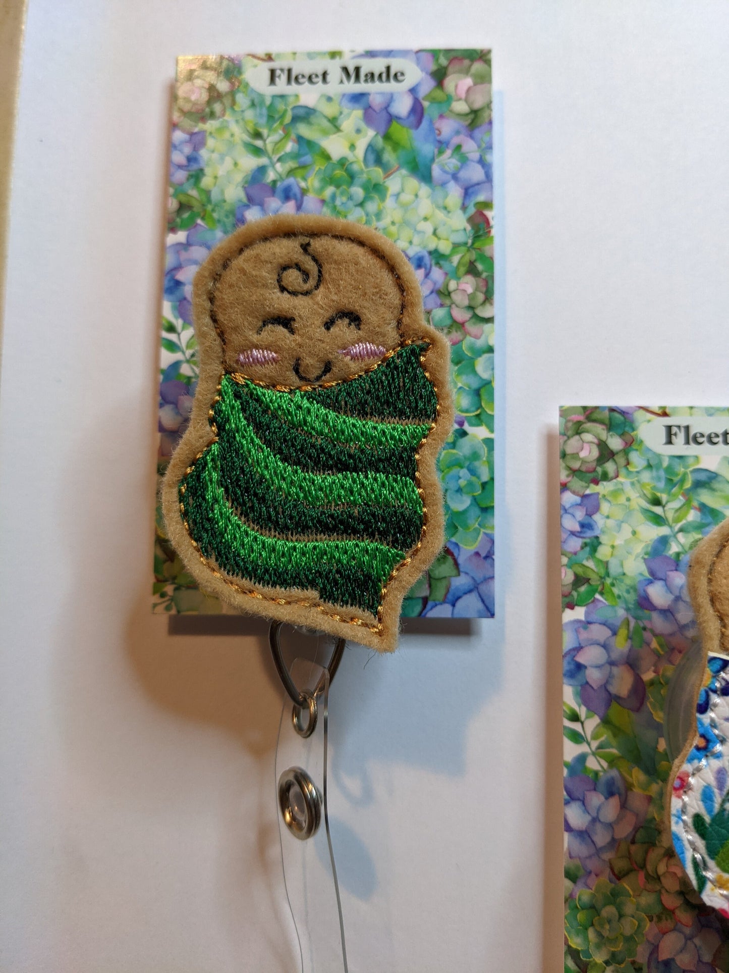 Spring Baby Badge Reel