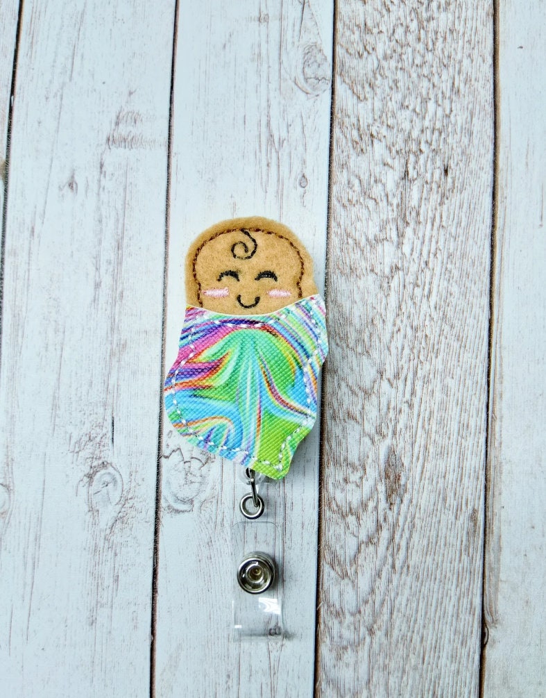 Christmas Baby Badge Reel
