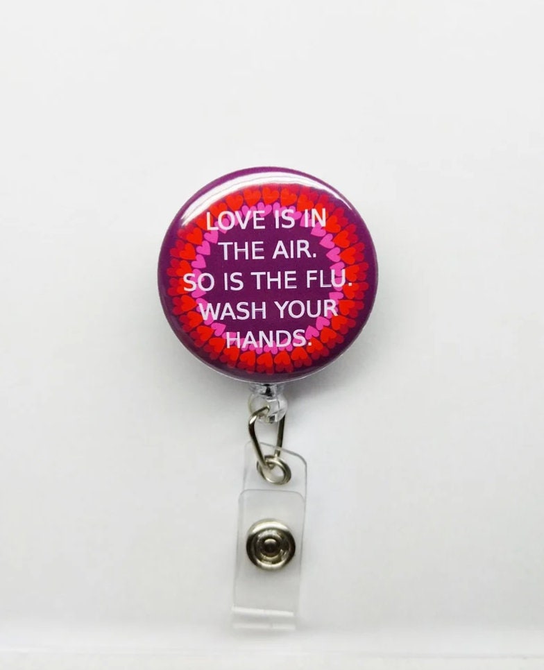 You Pick Flu Badge Reel