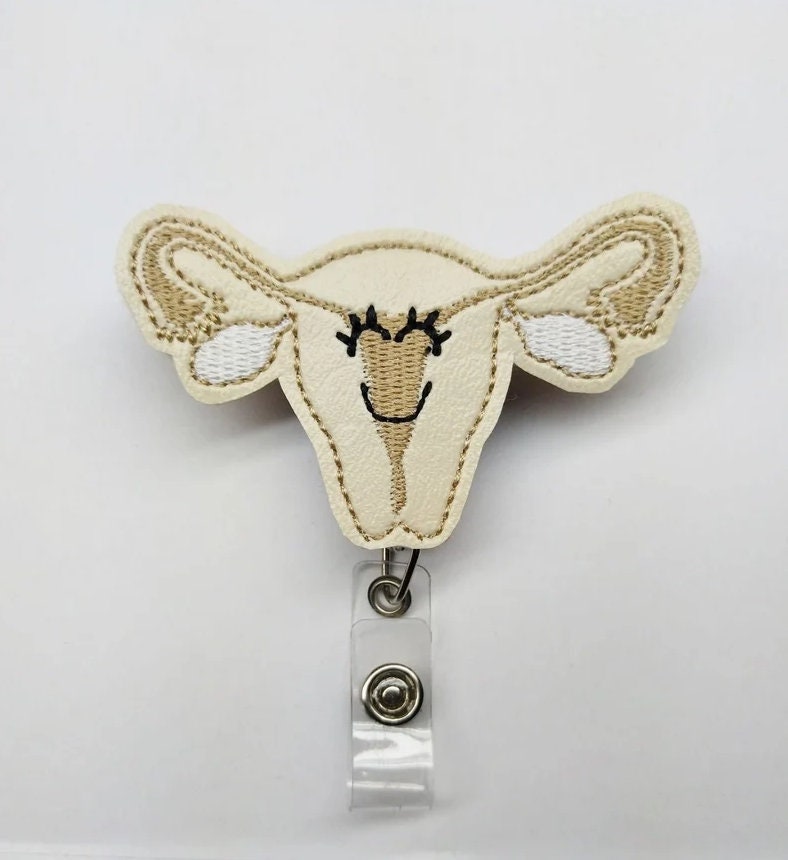 Happy Uterus Badge Reel