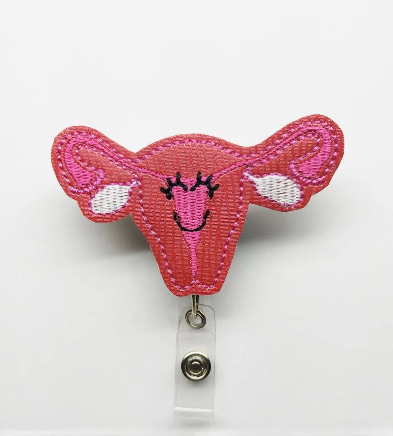 Happy Uterus Badge Reel