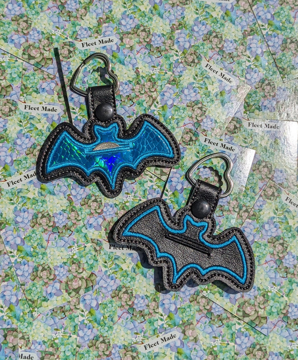 Blue Bat Aldi Quarter Holder Keychain