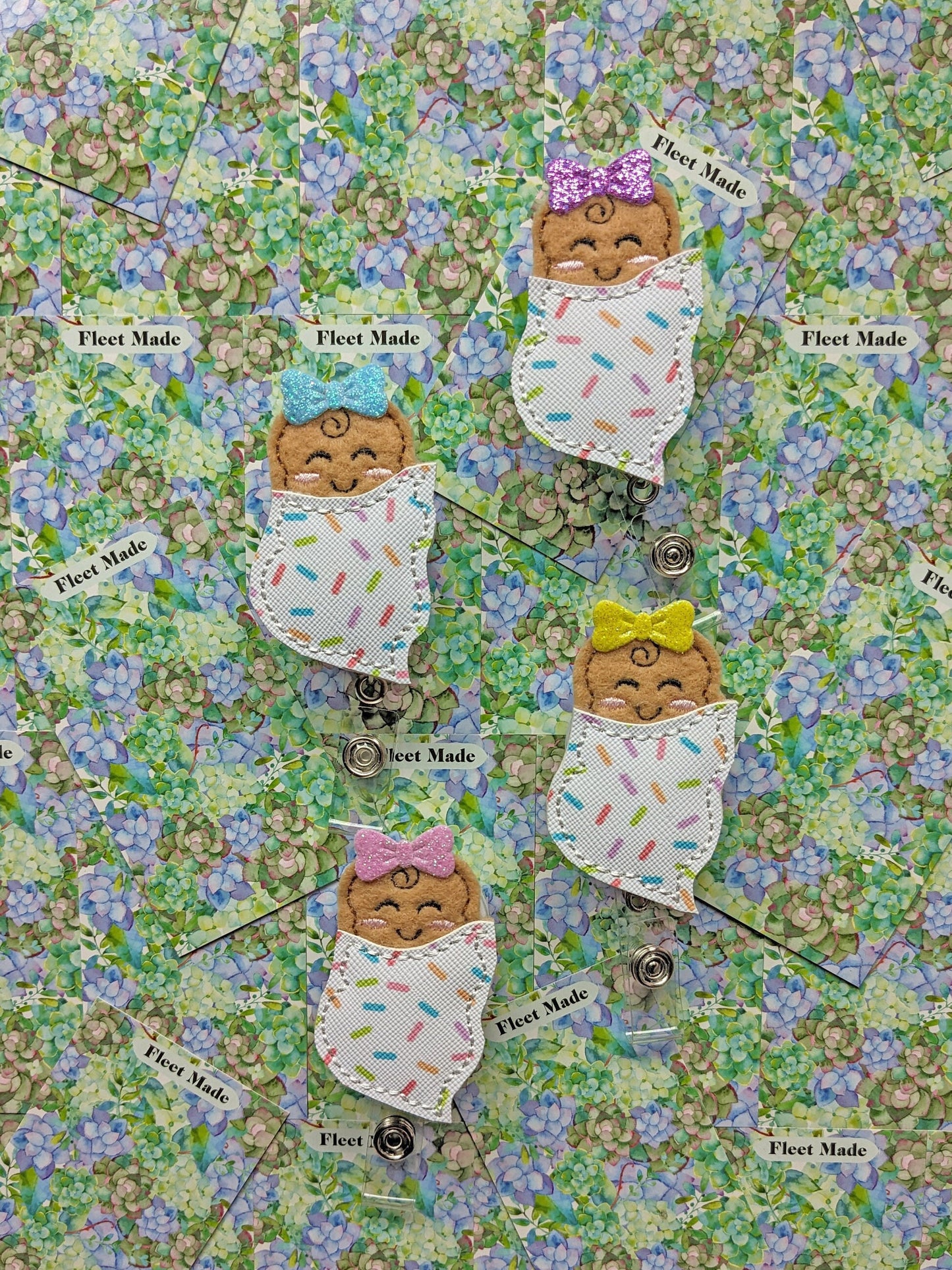 Sprinkle Baby Badge Reel
