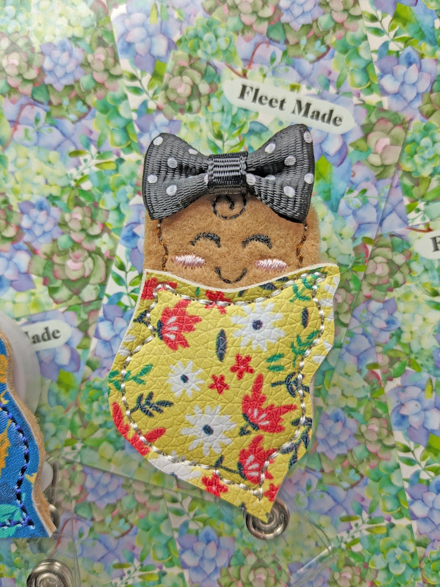 Fall Baby Badge Reel