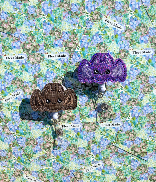 Halloween Bat Badge Reel