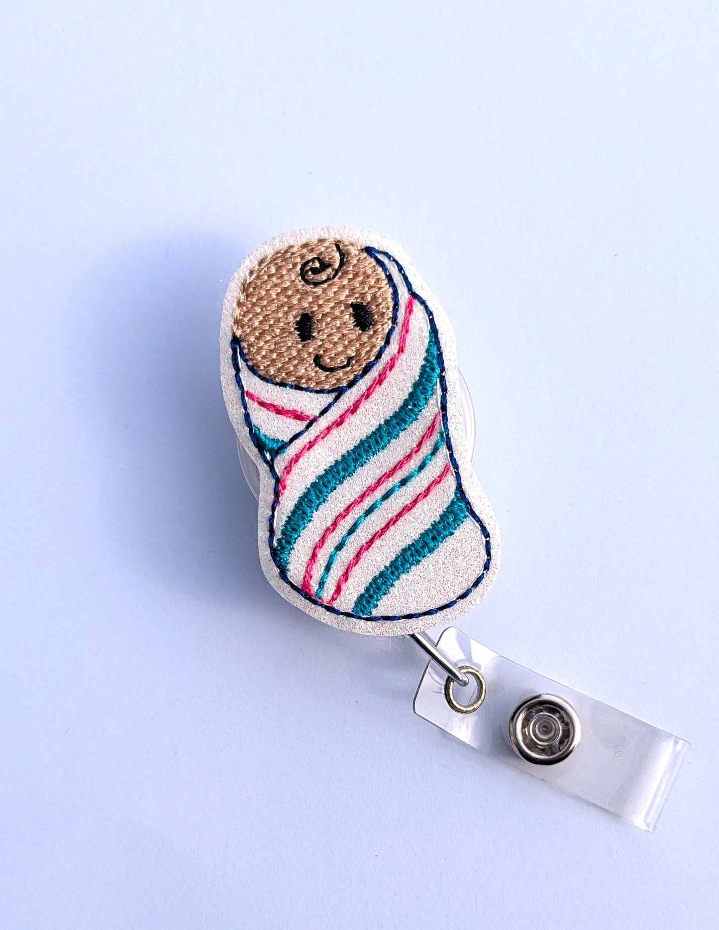 Newborn Baby Badge Reel