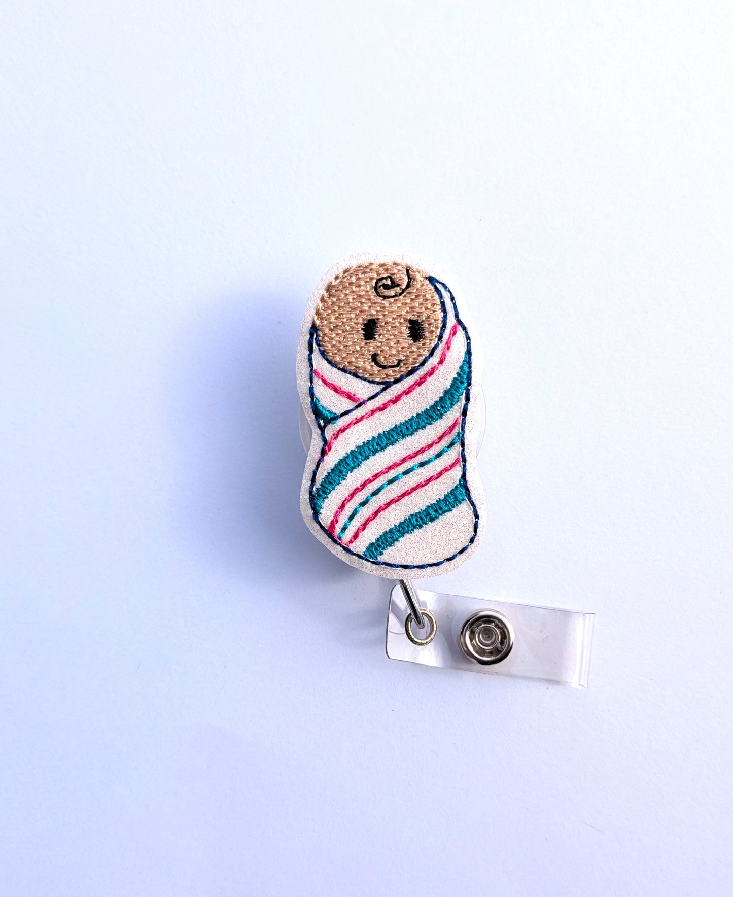 Newborn Baby Badge Reel