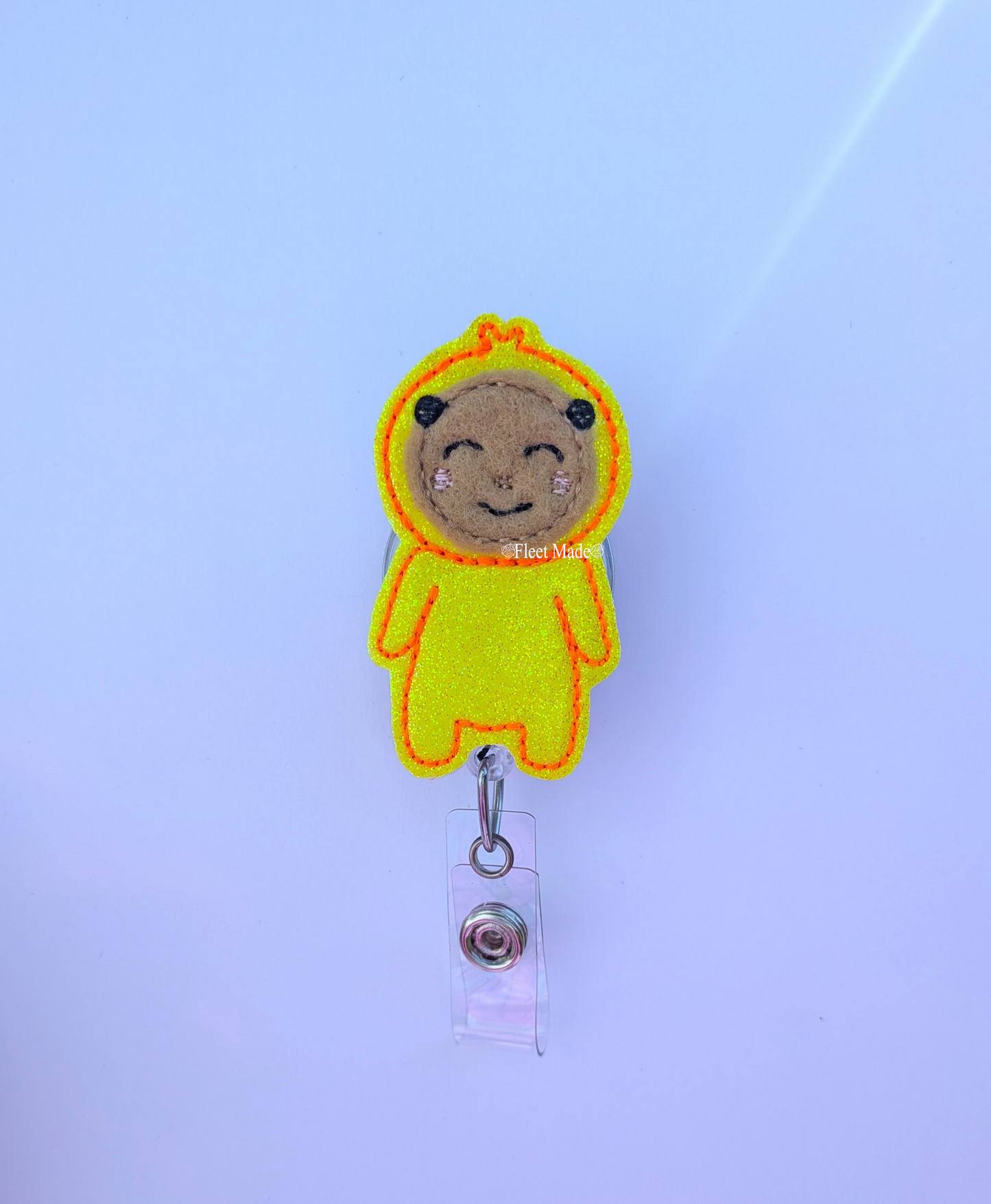 Newborn Baby Duck Badge Reel | Halloween NICU and L&D Nurse Gift
