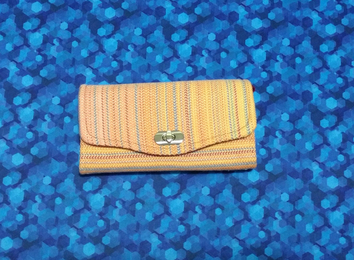 Secret Garden Gold Weft Clutch Wallet