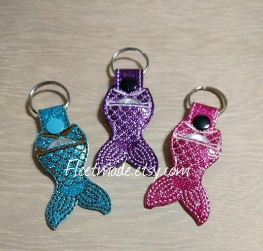 Mermaid Aldi Quarter Holder Keychain