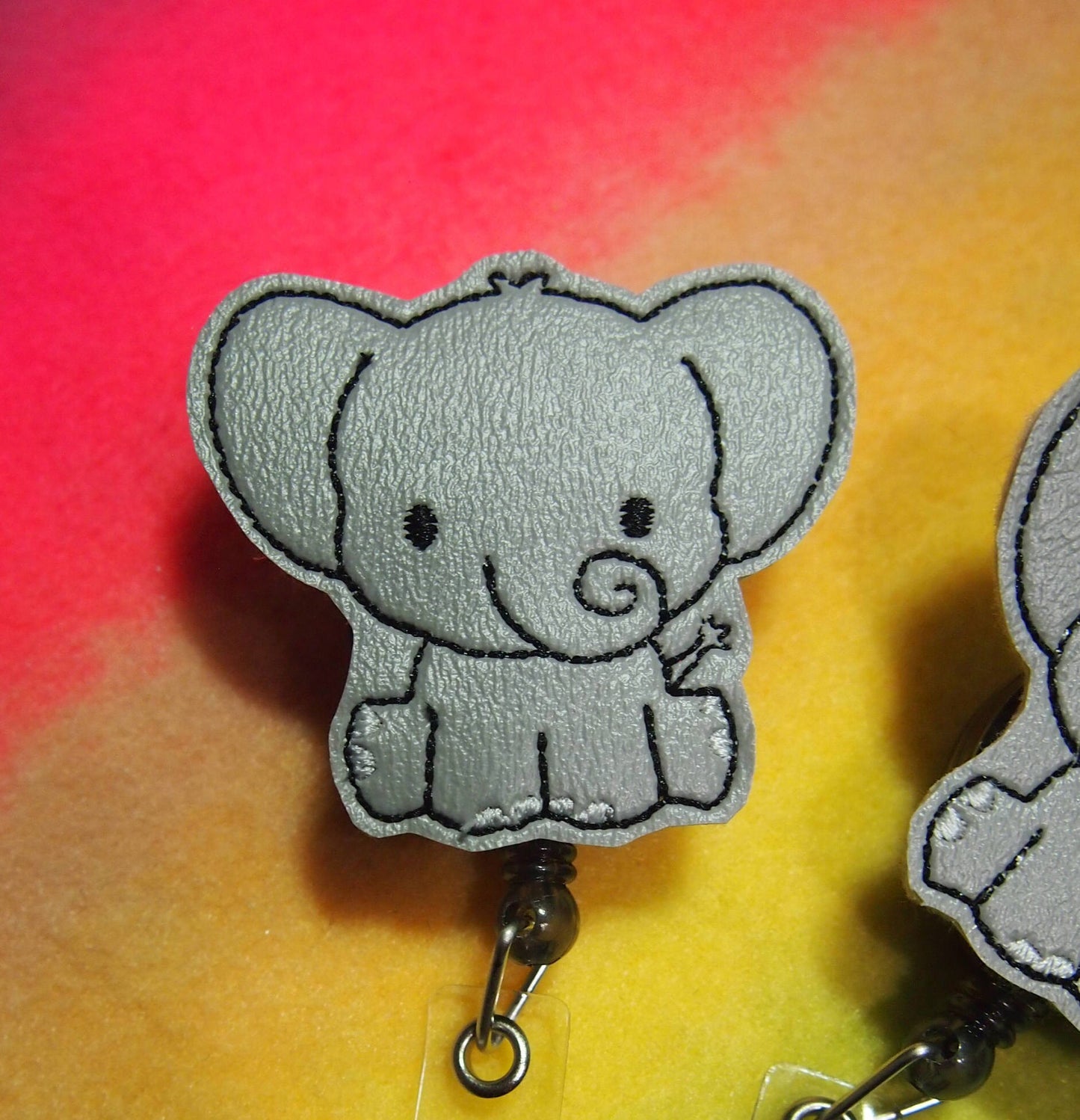 Elephant Badge Reel