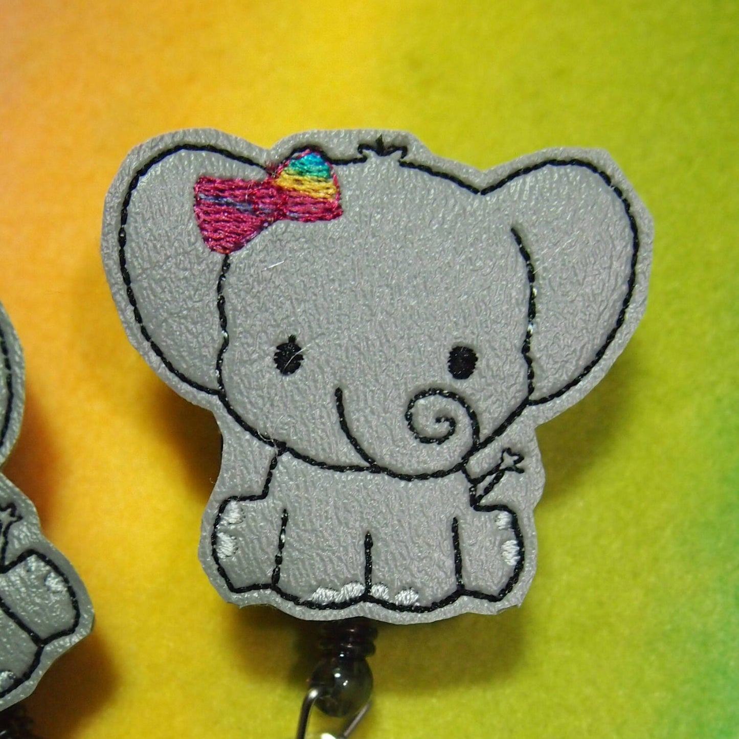 Elephant Badge Reel