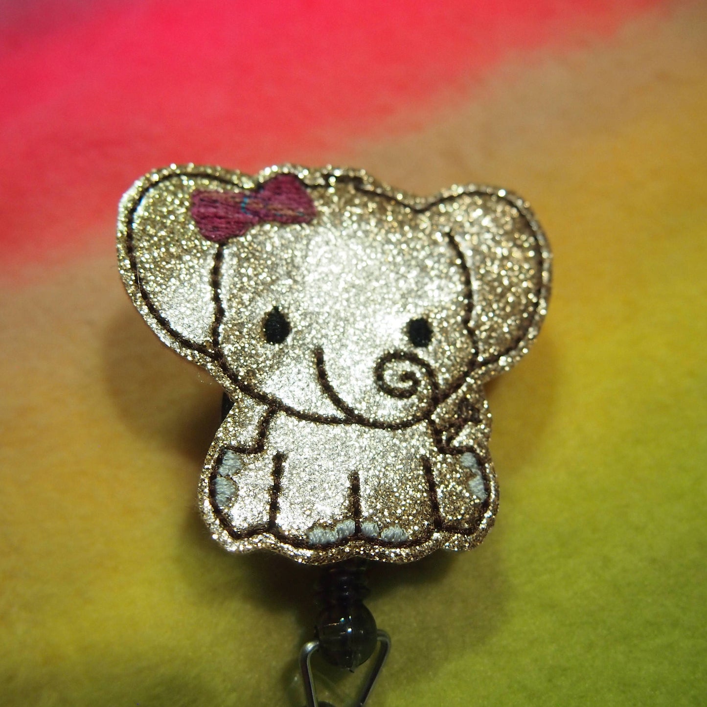 Elephant Badge Reel