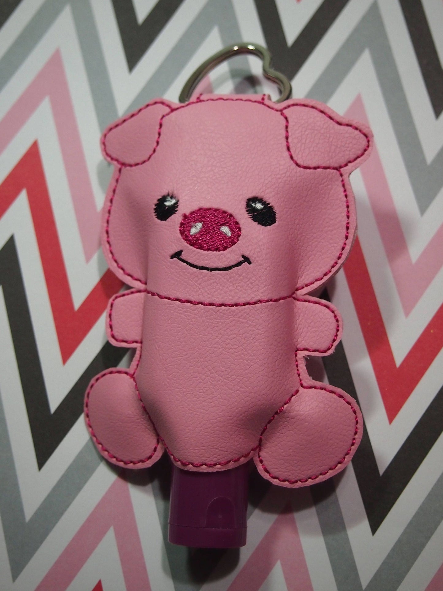 Hand Sanitizer Holder Keychain