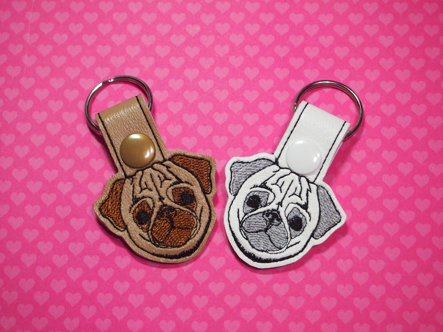 Pug Keychain