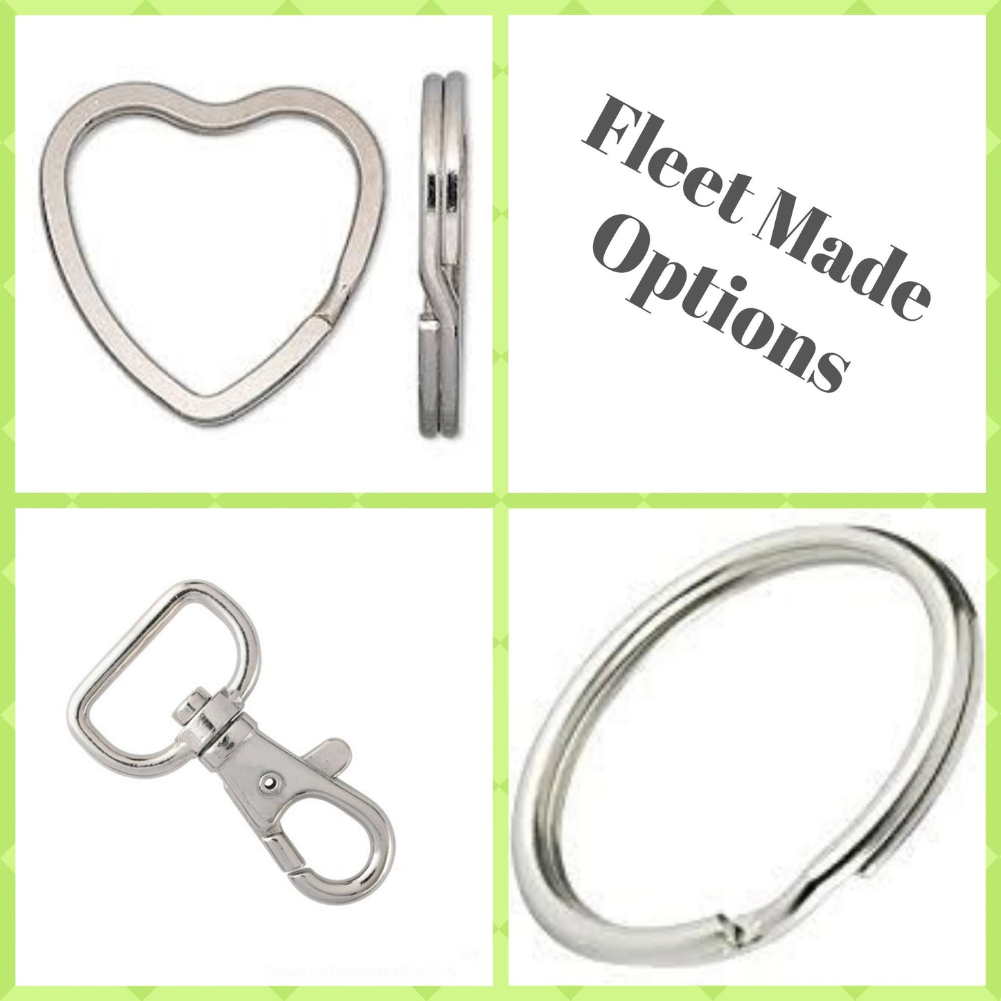 Heart Aldi Quarter Holder Keychain