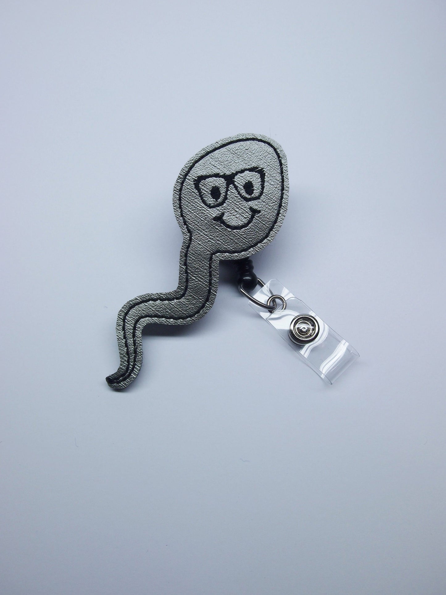 Nerdy Fertility Sperm Badge Reel