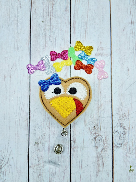 Cute Turkey Day Badge Reel