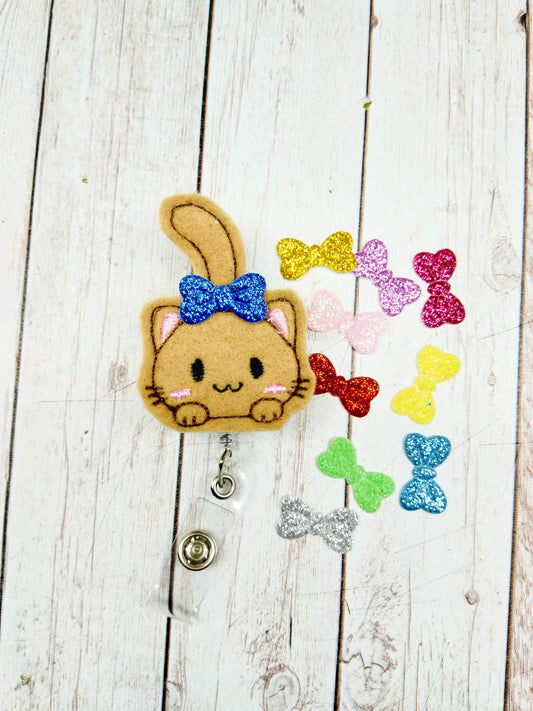 Cute Kitten Badge Reel