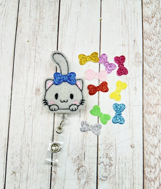 Cute Kitten Badge Reel