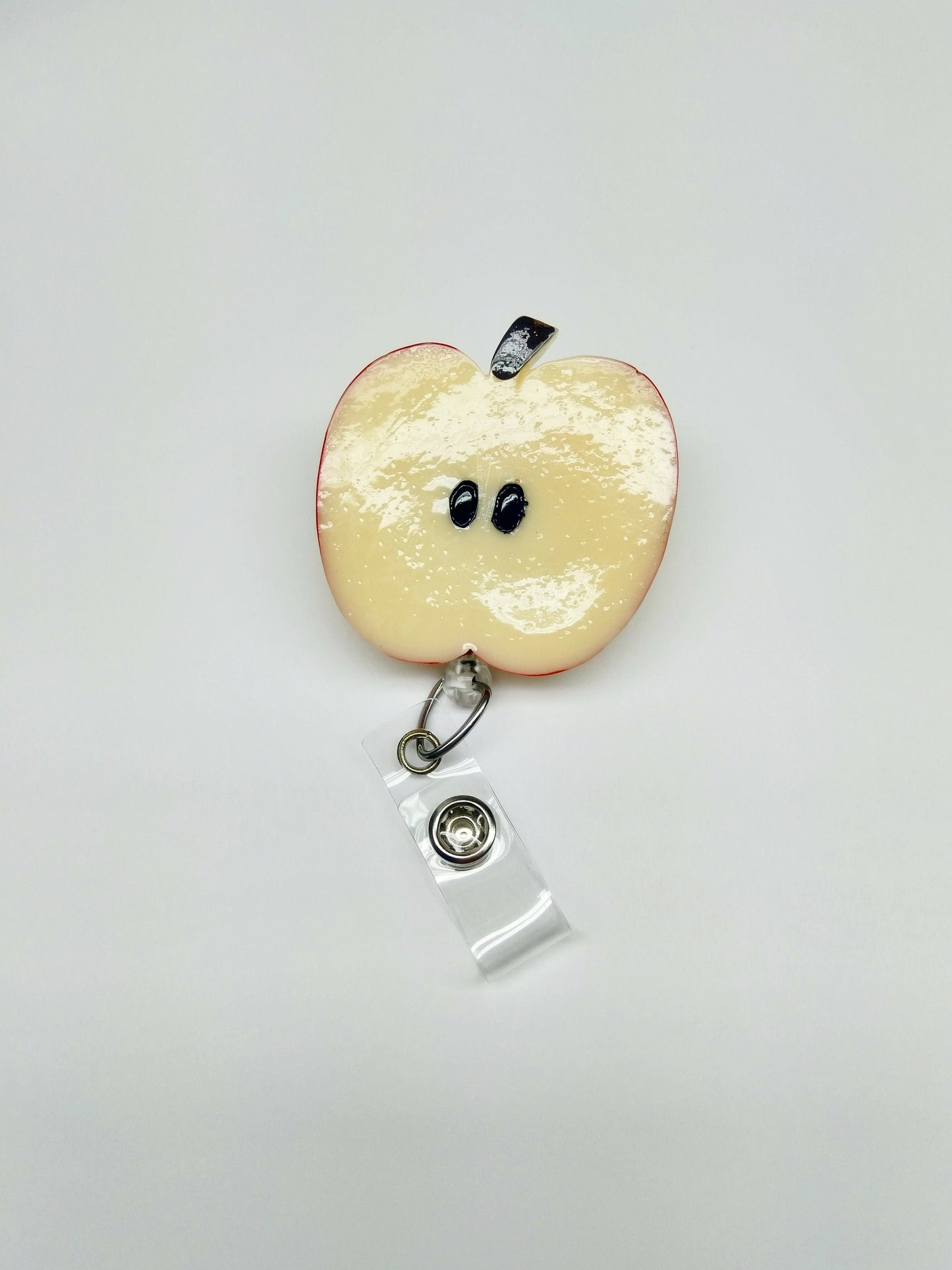 You Pick Fruit Badge Reel ID Holder Retractable Food Badge Reel Pediatric Nurse Gift Dietitian Apple Lemon Pineapple Watermelon