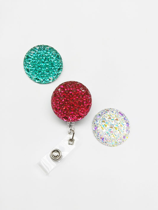 Cute Badge Reel druzy druse