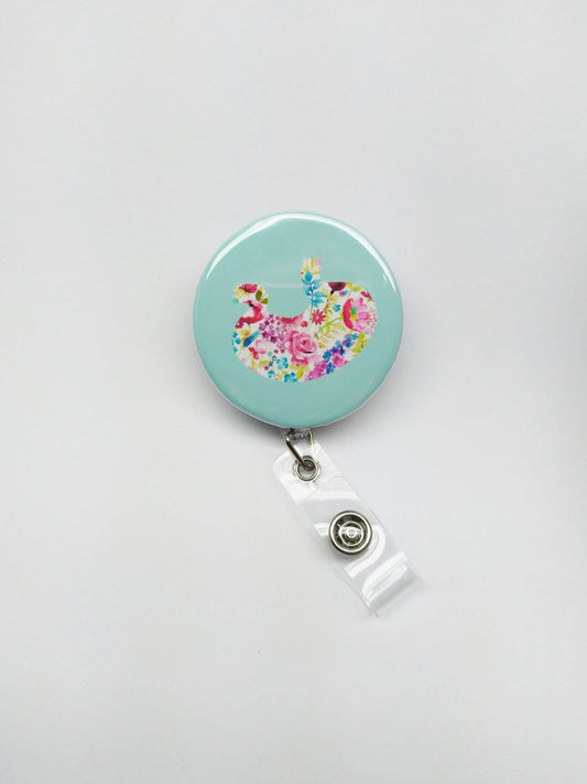 Cute Stomach badge reel clip Dietitian Badge Reel Nurse Nutritionist Badge Reel ID Holder Retractable Dietitian badge reel office RN Gift