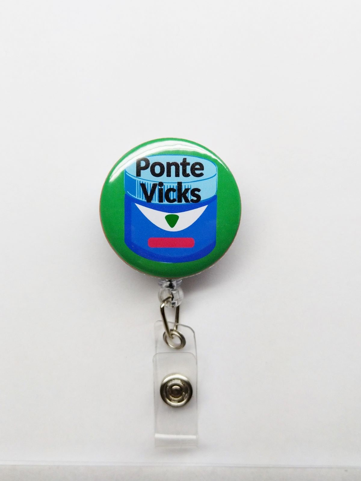 Ponte Vicks Badge Reel Nurse Badge Reel ID Holder Retractable Badge Bu –  FleetMade