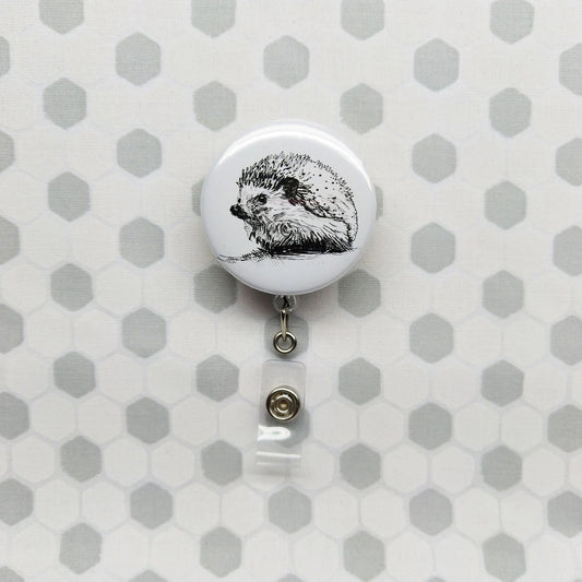 Hedgehog Badge Reel