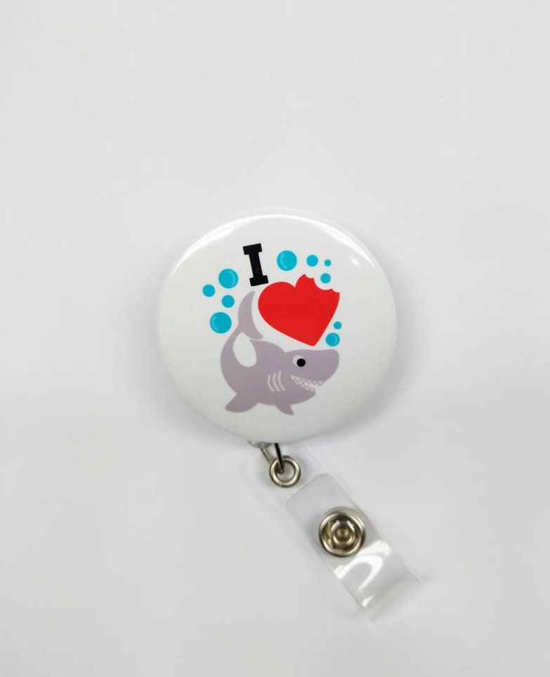 Cute Shark Badge Reel