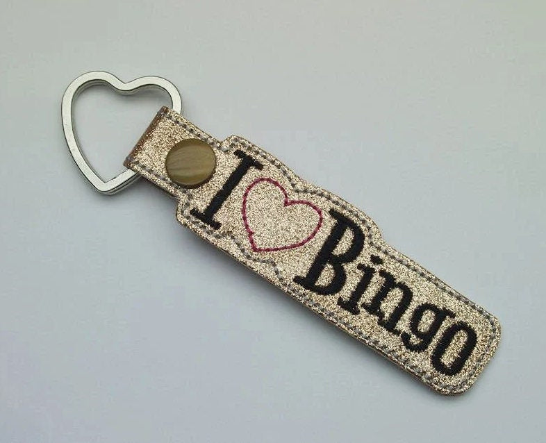 I love Bingo Keychain